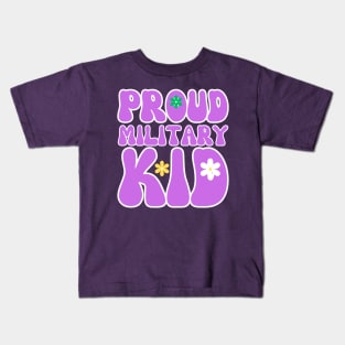 PROUD MILITARY KID Kids T-Shirt